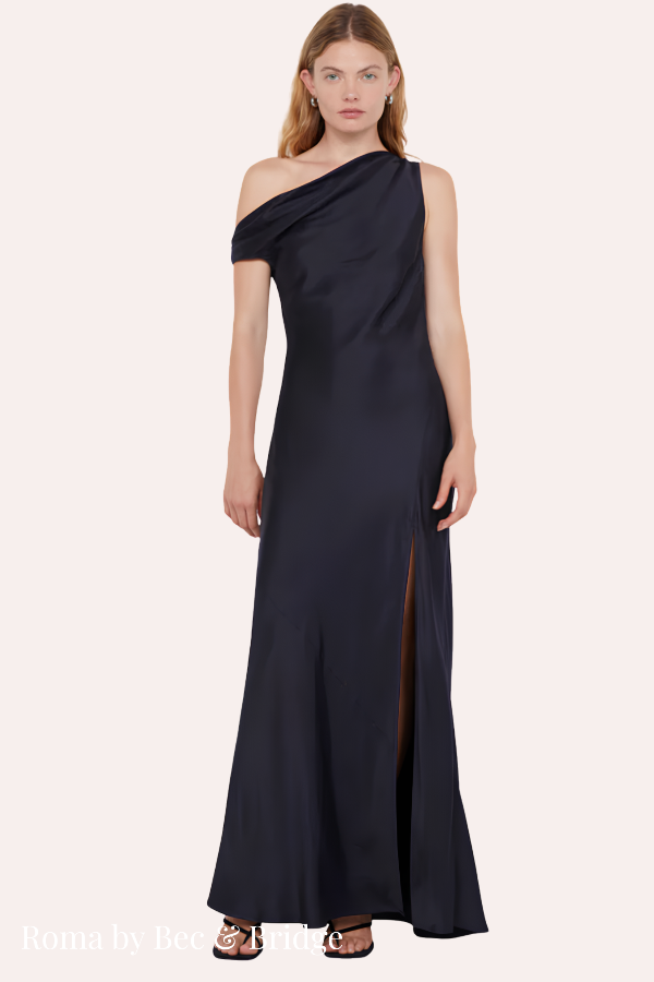 Roma is a timeless dress available for hire from Our Closet 